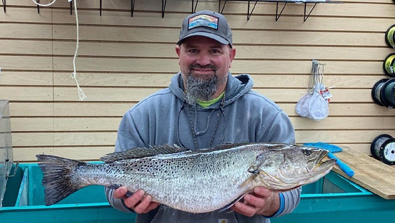 New state record speckled trout certified by North Carolina