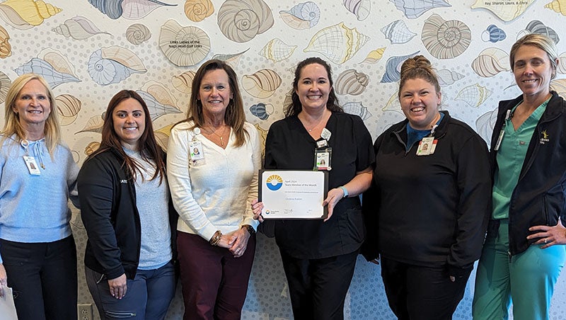 Christina Rabbitt Honored as Outer Banks Health Team Member of the Month by The Coastland Times